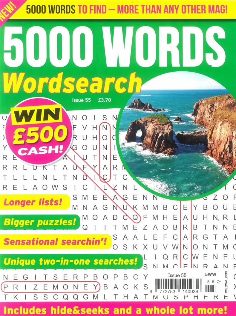 5000 Words Wordsearch - NO 55