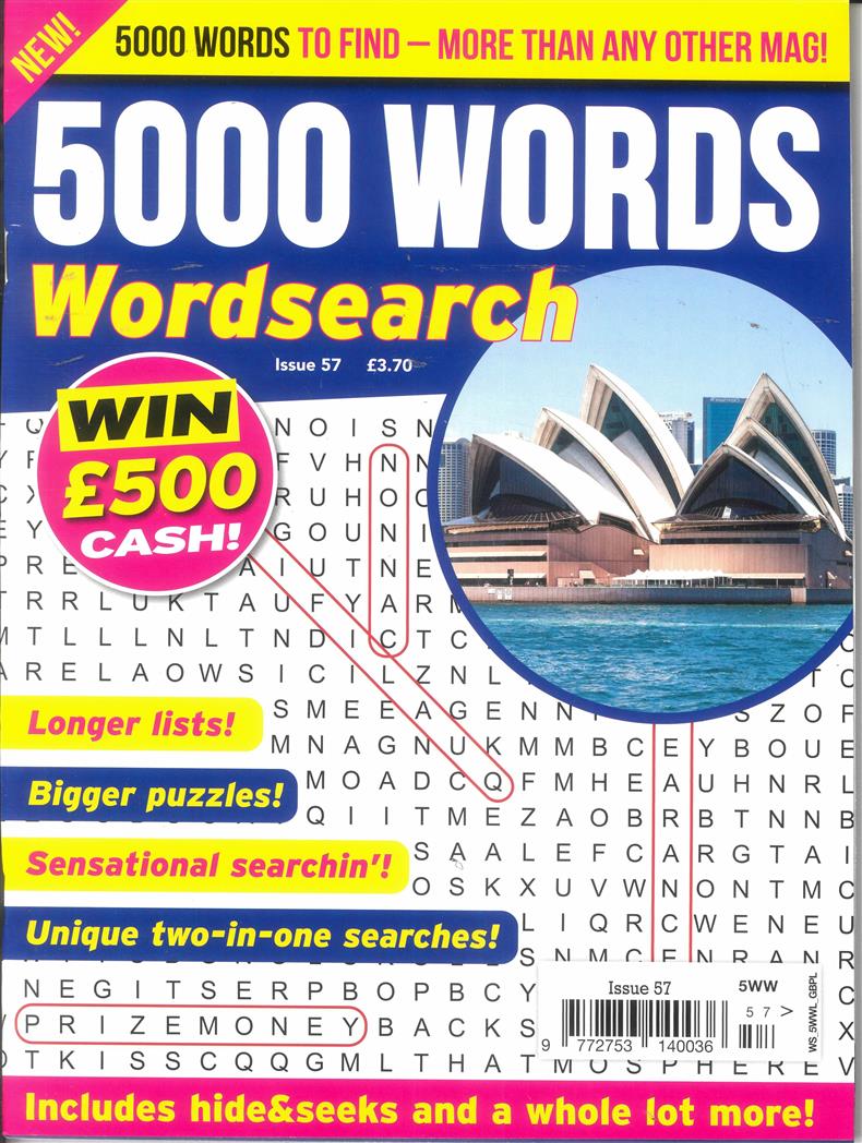 5000 Words Wordsearch - NO 57