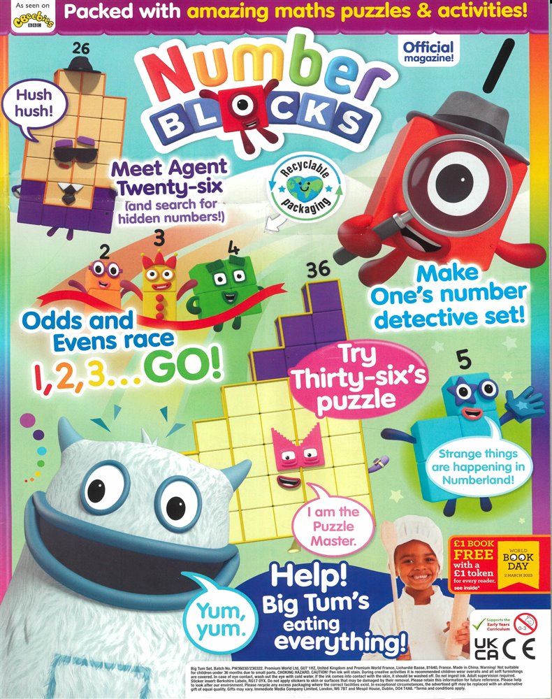 Numberblocks Magazine Subscriptions