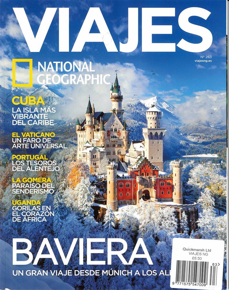Viajes National Geographic Magazine Issue NO 263