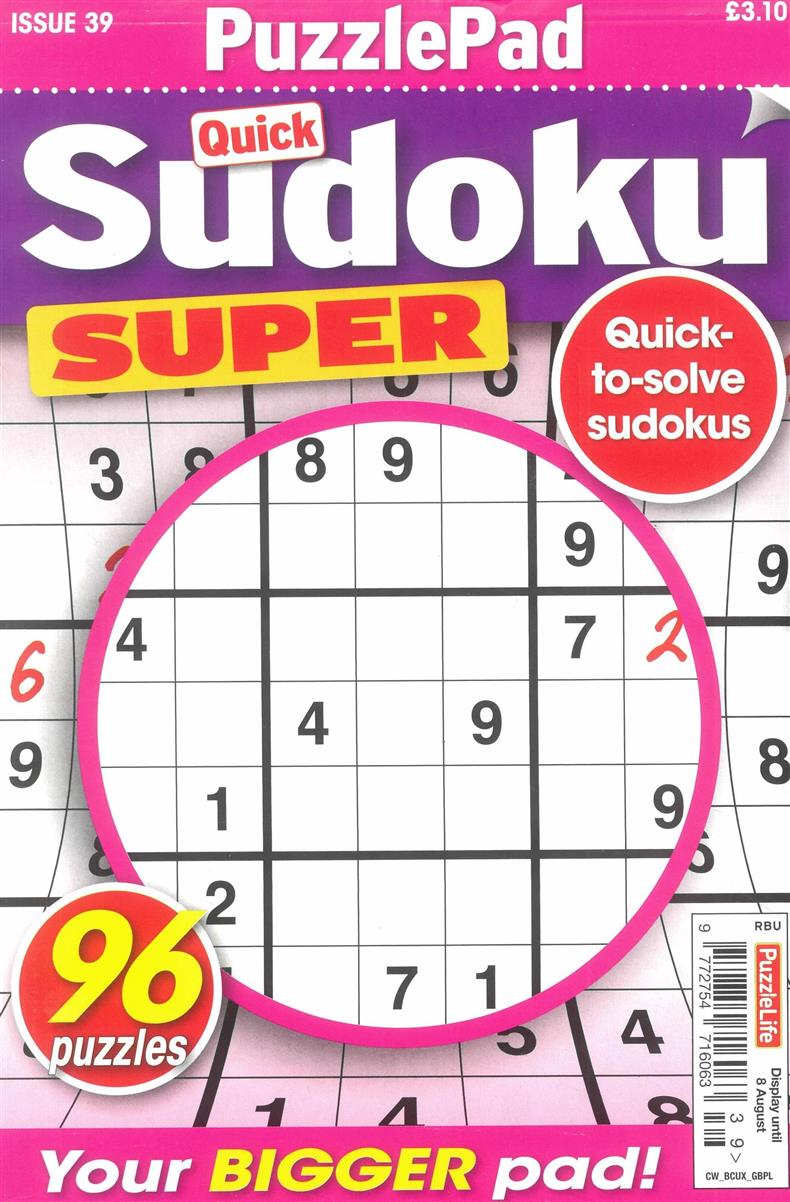 Puzzlelife Sudoku Super - NO 39