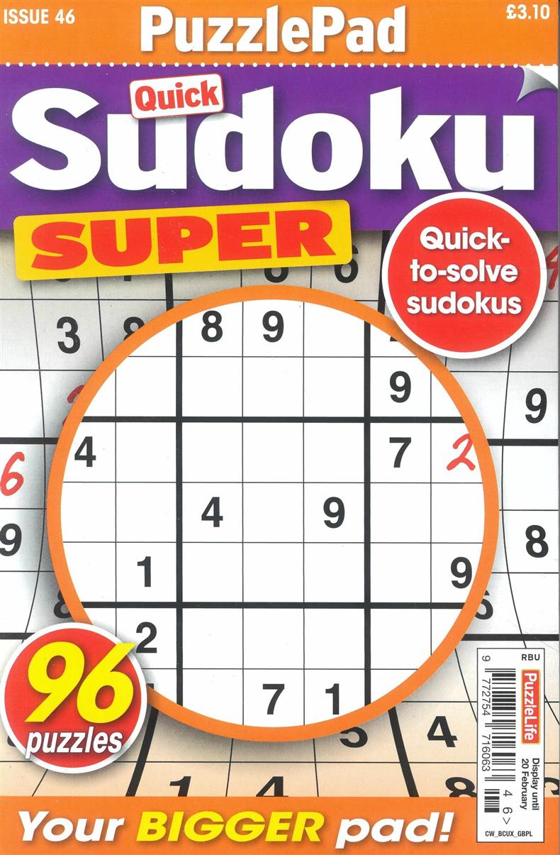 Puzzlelife Sudoku Super - NO 46