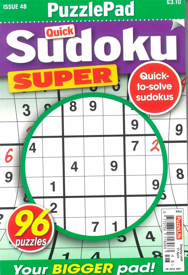 Puzzlelife Sudoku Super - NO 48