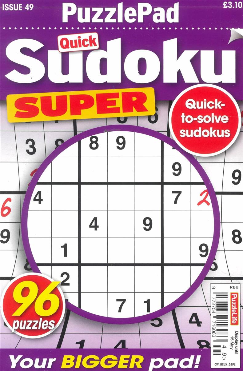 Puzzlelife Sudoku Super - NO 49