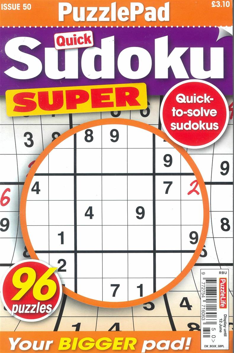 Puzzlelife Sudoku Super - NO 50