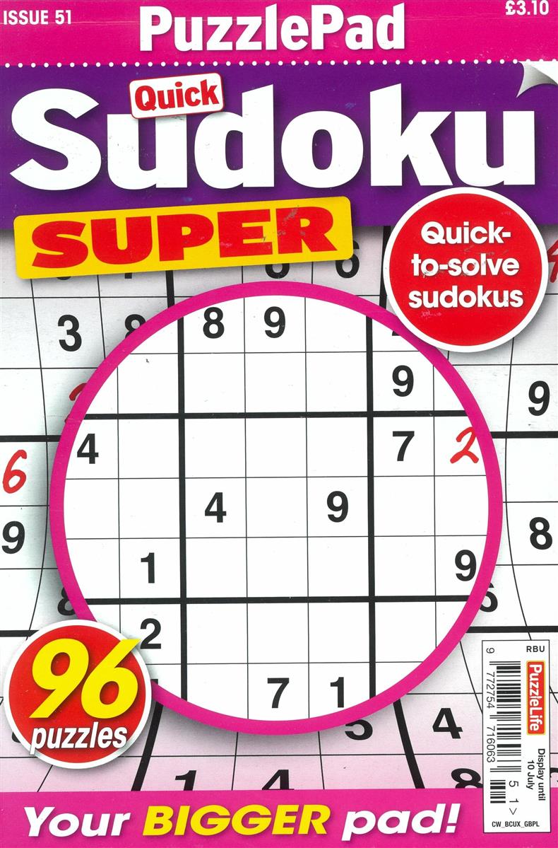 Puzzlelife Sudoku Super - NO 51