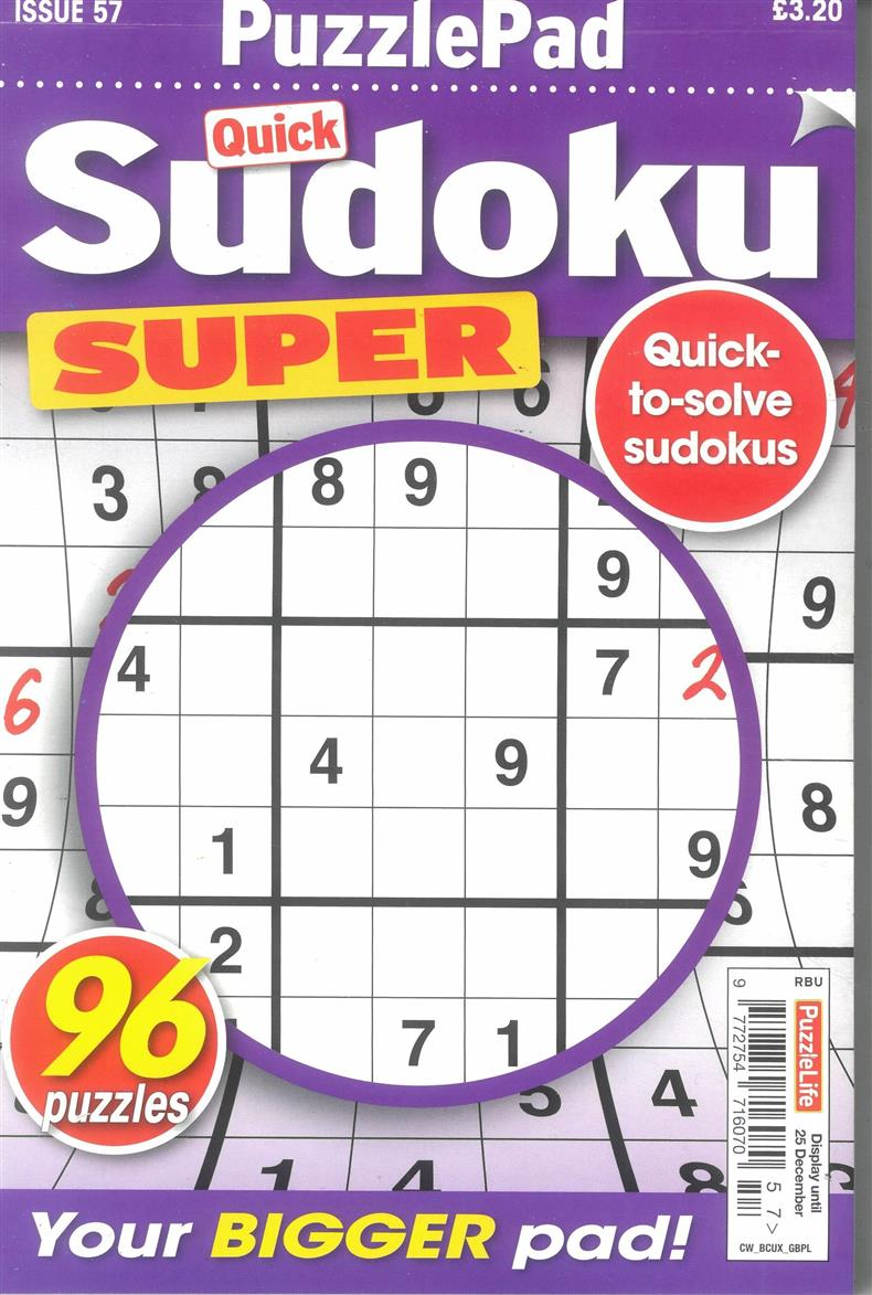 Puzzlelife Sudoku Super - NO 57