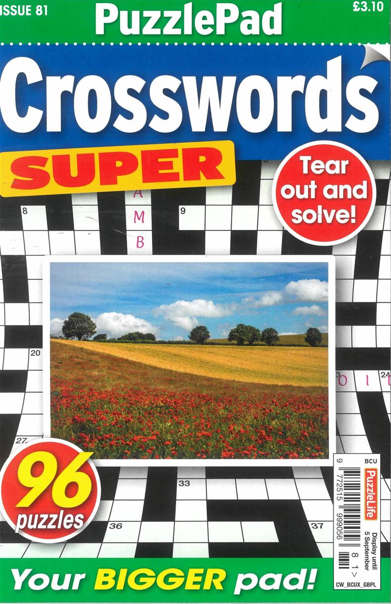 Puzzlelife Crossword Super - NO 81