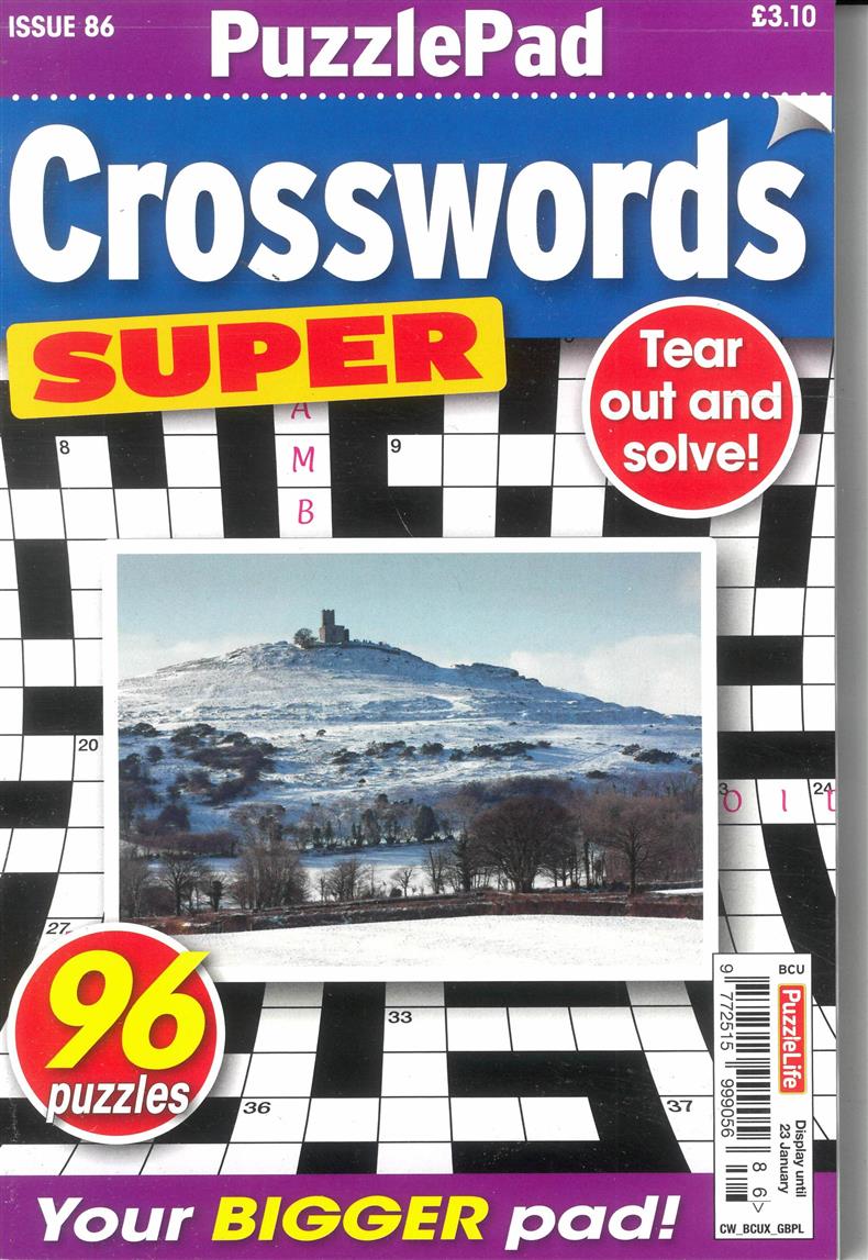 Puzzlelife Crossword Super - NO 86