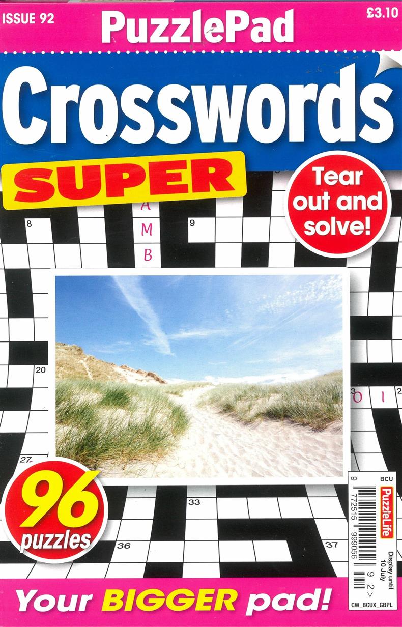 Puzzlelife Crossword Super - NO 92