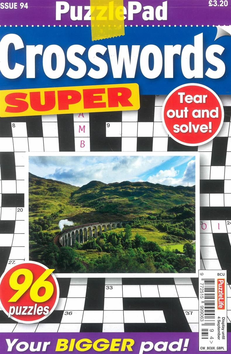 Puzzlelife Crossword Super - NO 94