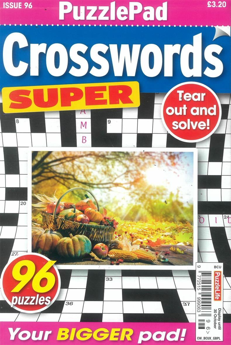 Puzzlelife Crossword Super - NO 96