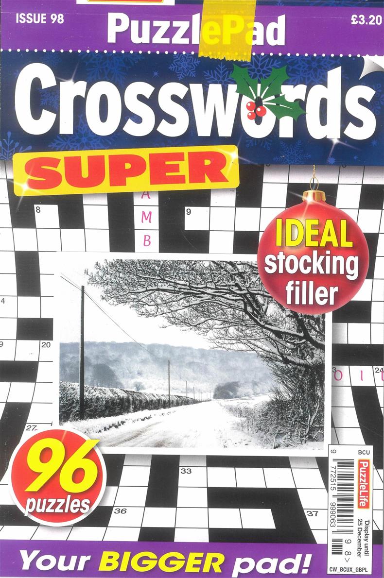 Puzzlelife Crossword Super - NO 98