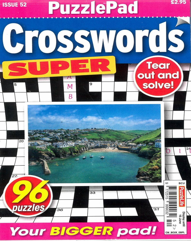 Puzzlelife Crossword Super Magazine Issue NO 52