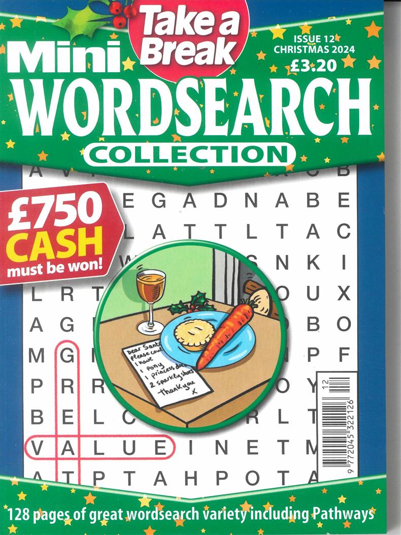 TAB Mini Wordsearch Collection  - NO 12