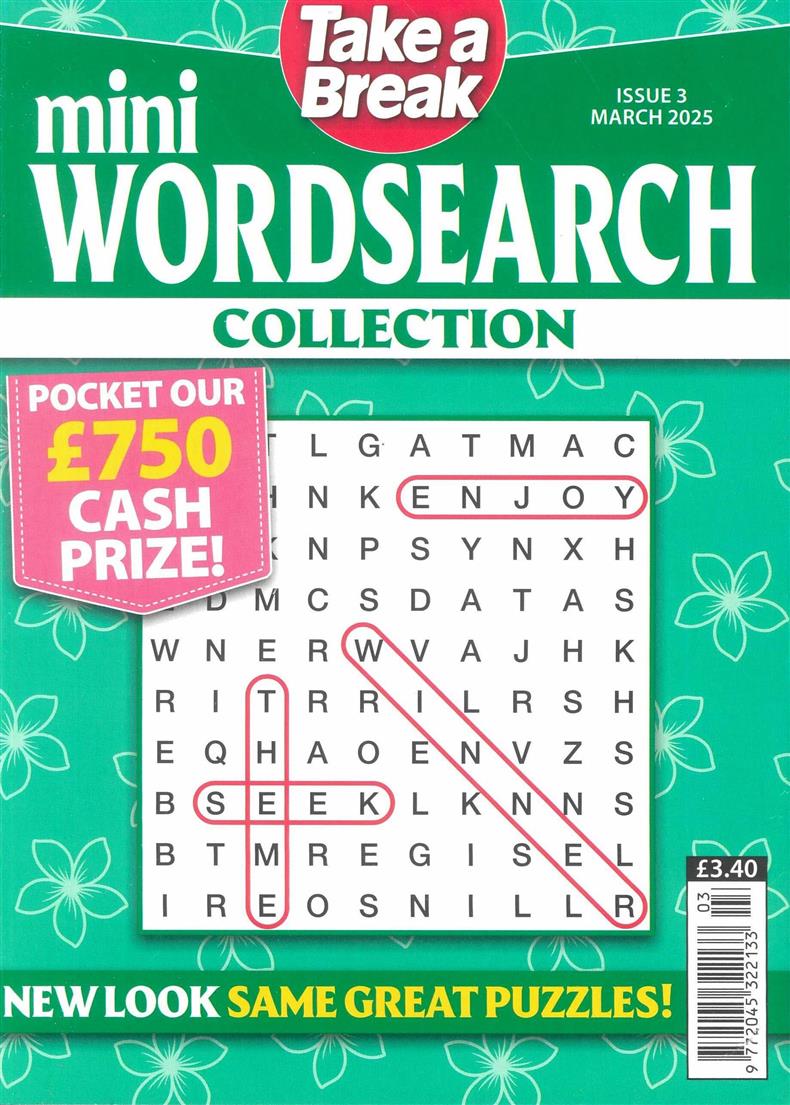 TAB Mini Wordsearch Collection  - NO 3