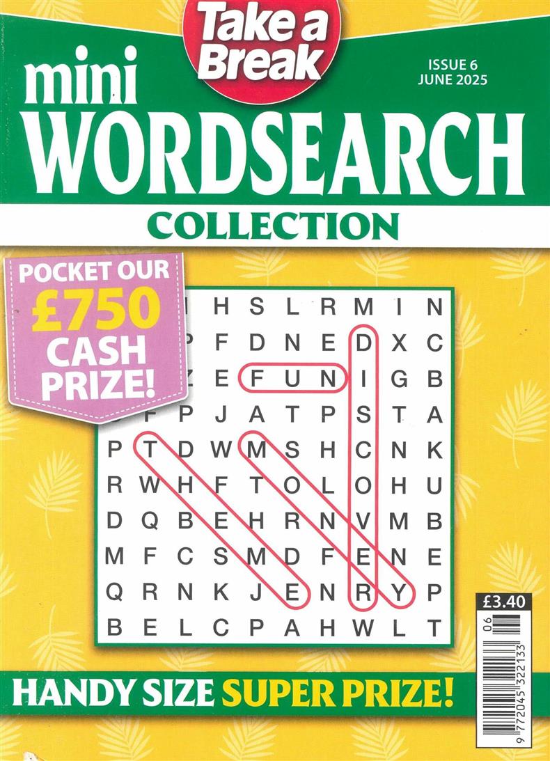 TAB Mini Wordsearch Collection  - NO 6