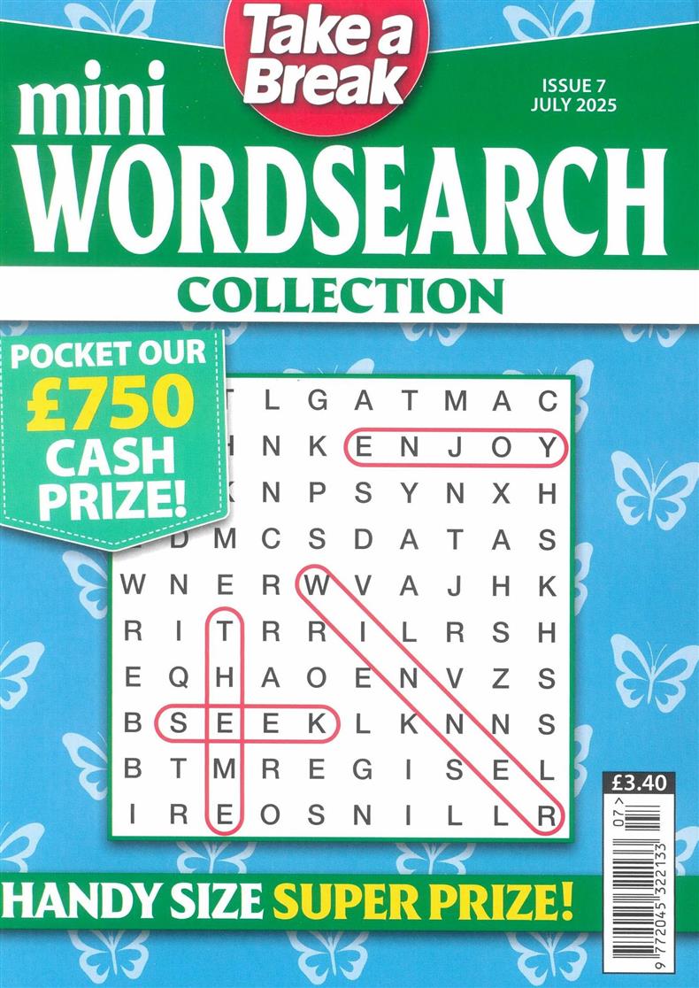 TAB Mini Wordsearch Collection  - NO 7