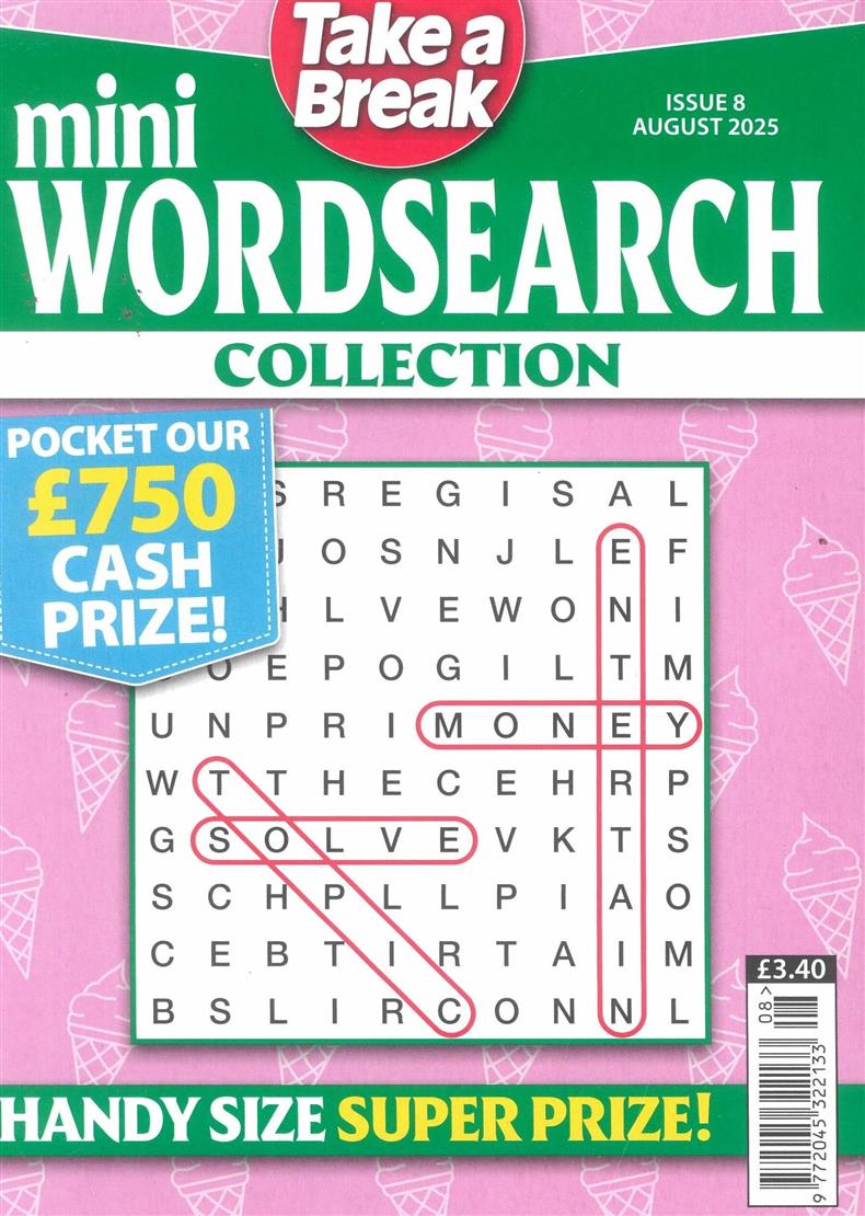 TAB Mini Wordsearch Collection  - NO 8