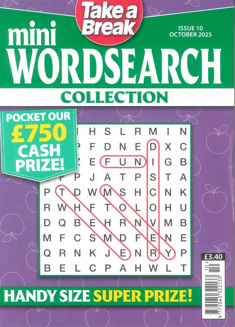 TAB Mini Wordsearch Collection  - NO 10
