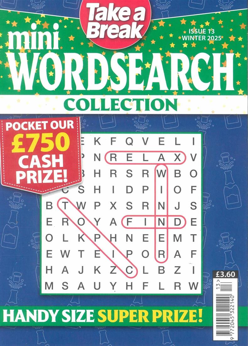 TAB Mini Wordsearch Collection  - NO 13