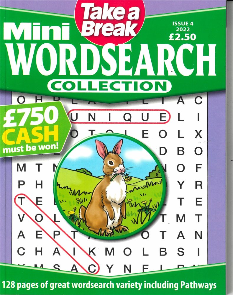 TAB Mini Wordsearch Collection  Magazine Issue NO 4