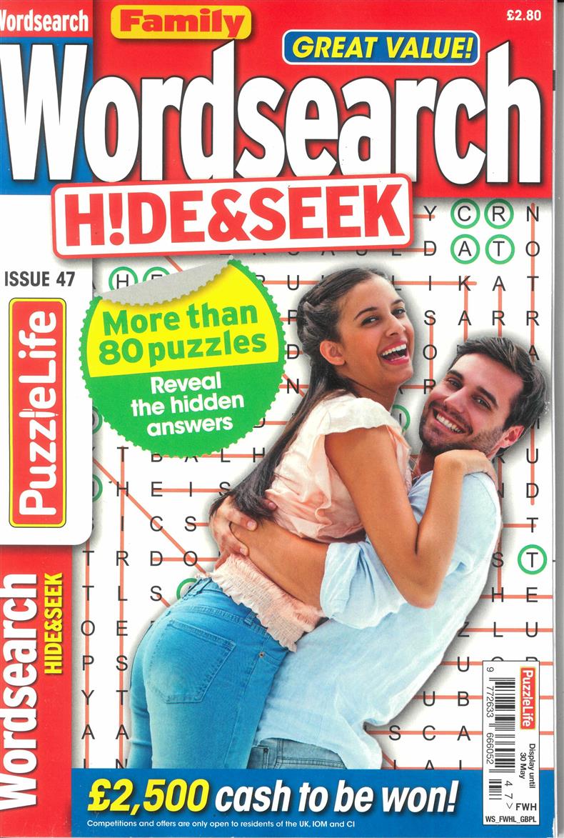 Family Wordsearch Hide and Seek - NO 47