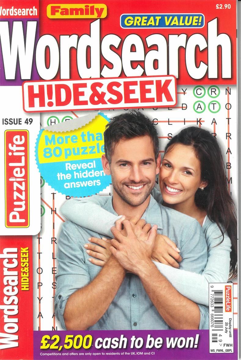 Family Wordsearch Hide and Seek - NO 49