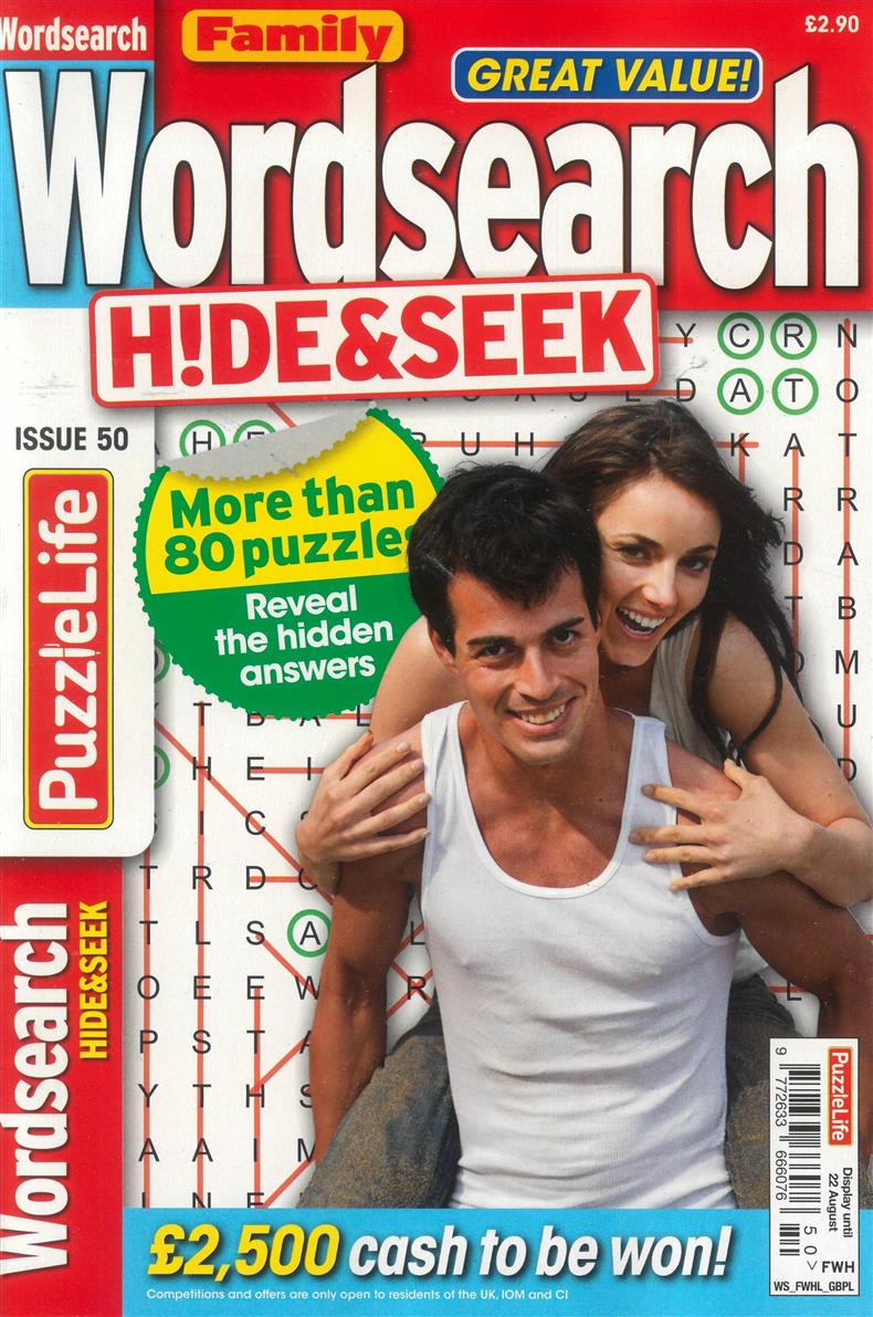 Family Wordsearch Hide and Seek - NO 50