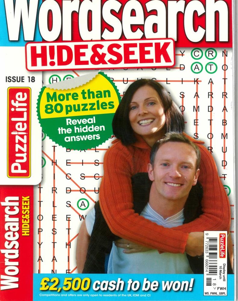 Family Wordsearch Hide and Seek Magazine Issue NO 18