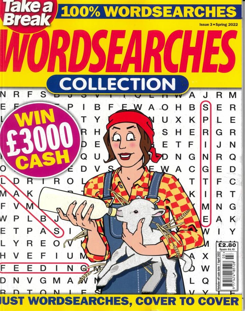 TAB Wordsearches Collection Magazine Issue NO 3