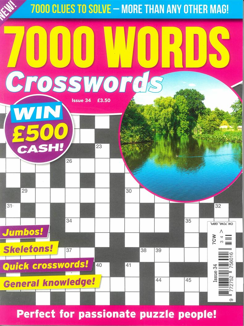 7000 Word Crosswords - no 34