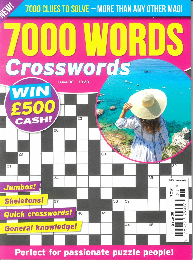 7000 Word Crosswords - NO 38
