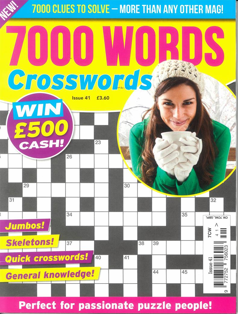 7000 Word Crosswords - NO 41