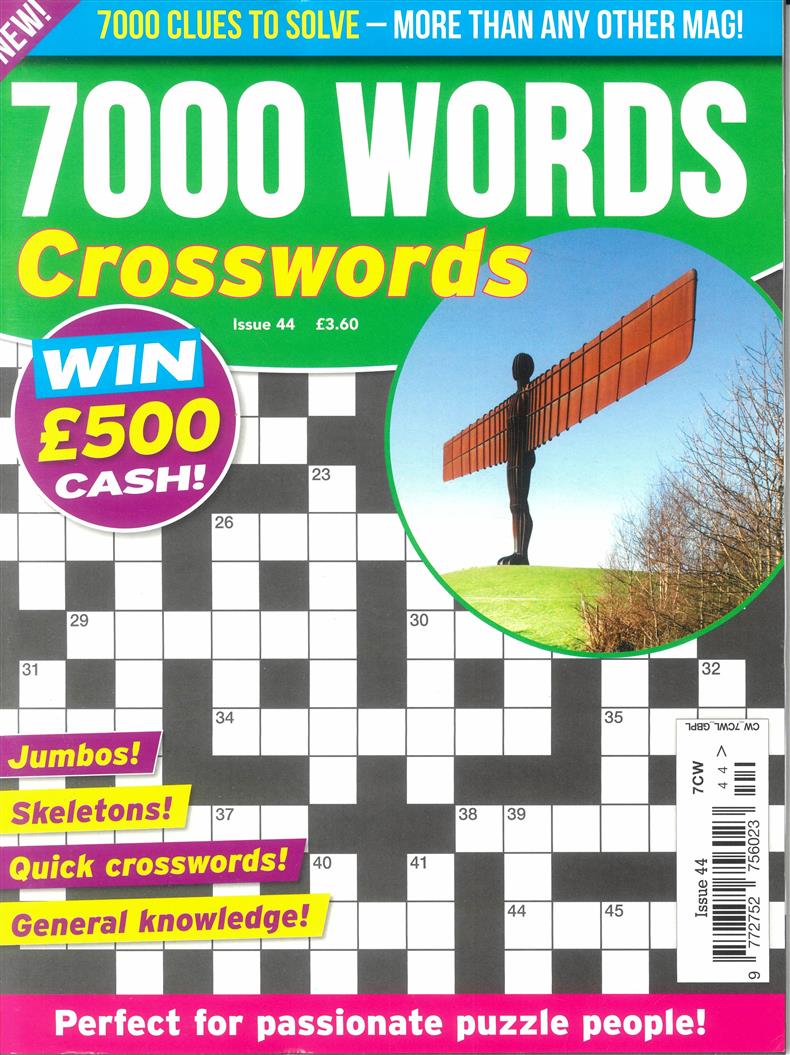 7000 Word Crosswords - NO 44