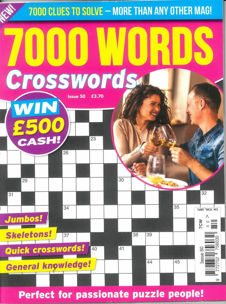 7000 Word Crosswords - NO 50