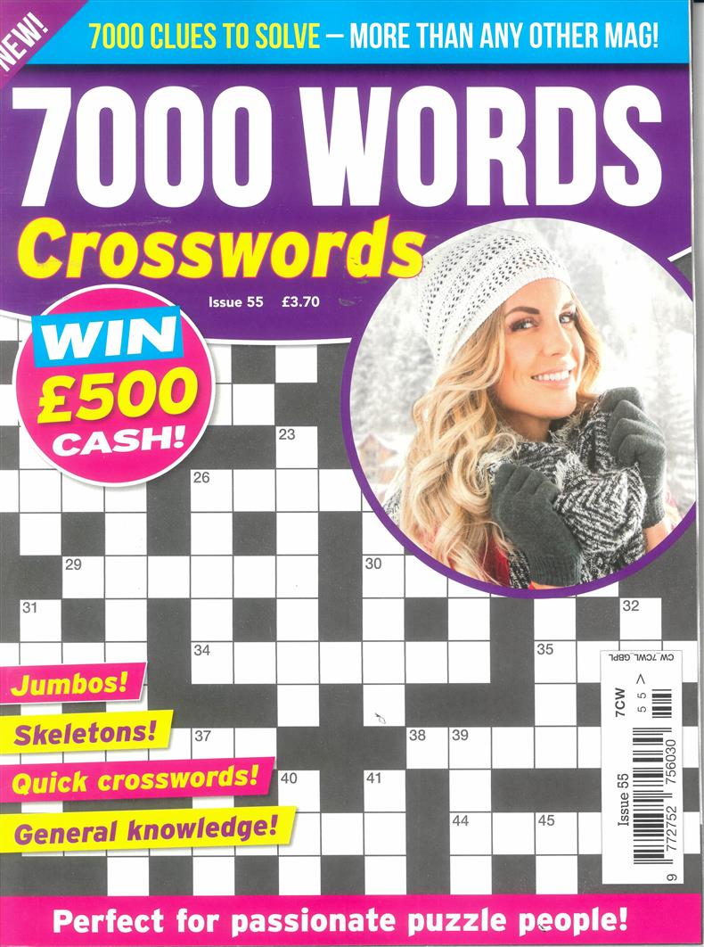 7000 Word Crosswords - NO 55