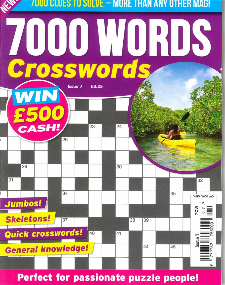 7000 Word Crosswords Magazine Issue NO 07