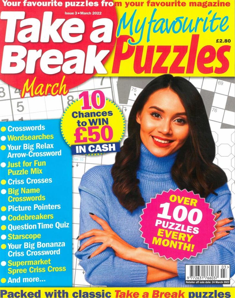 TAB My Favourite Puzzles Magazine Issue MAR 22