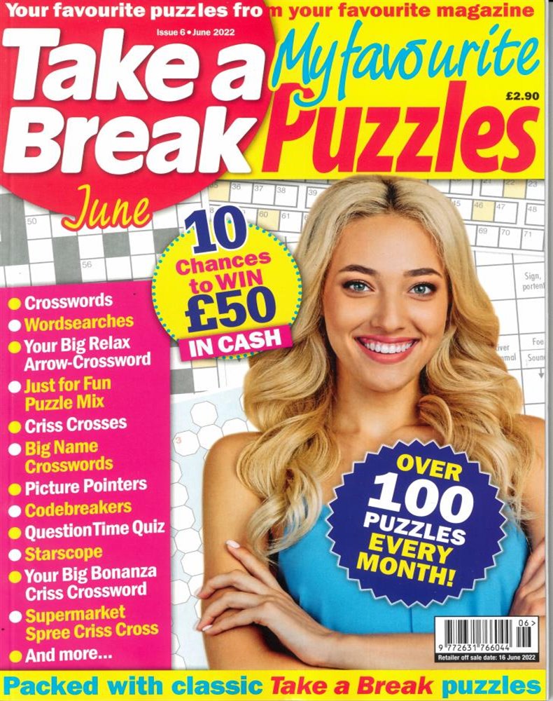 TAB My Favourite Puzzles Magazine Issue JUN 22