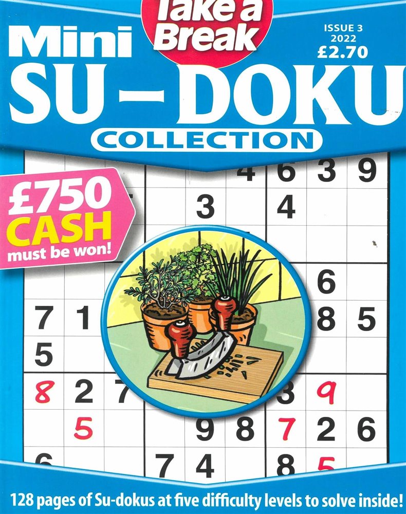 TAB Mini Sudoku Collection Magazine Issue NO 3