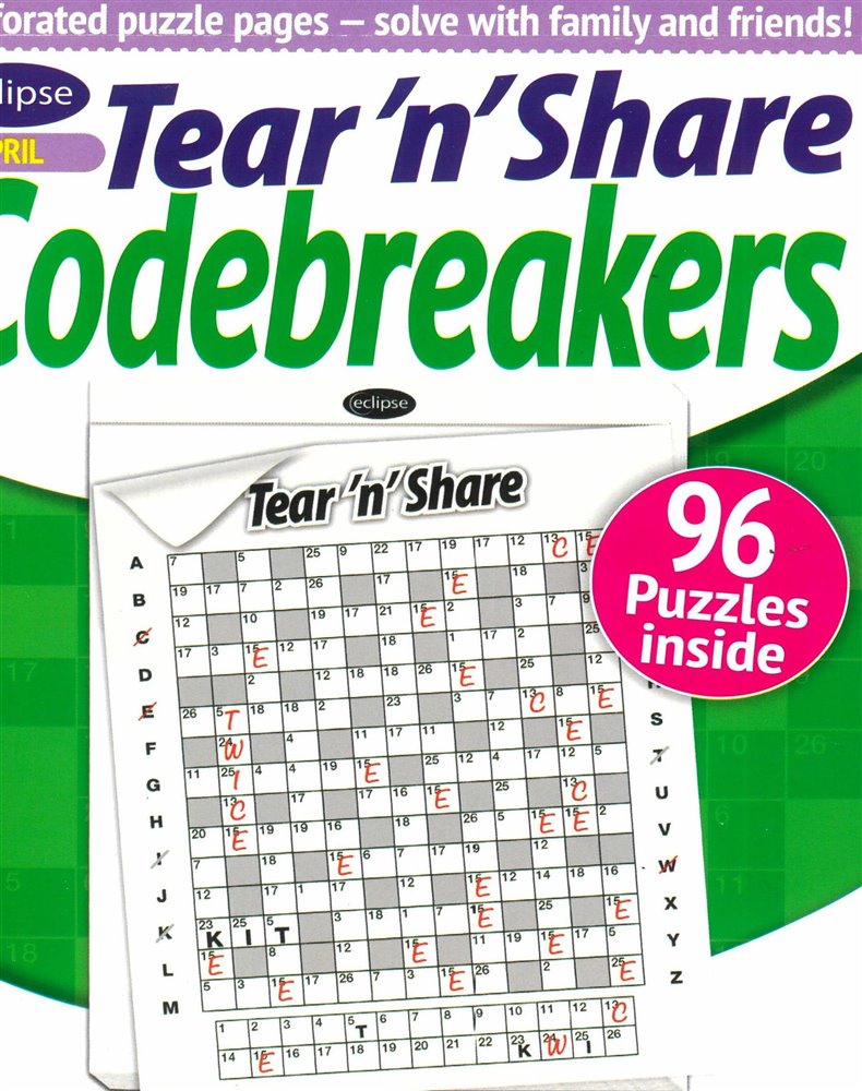 Eclipse Tear n Share Codebreakers Magazine Issue NO 4