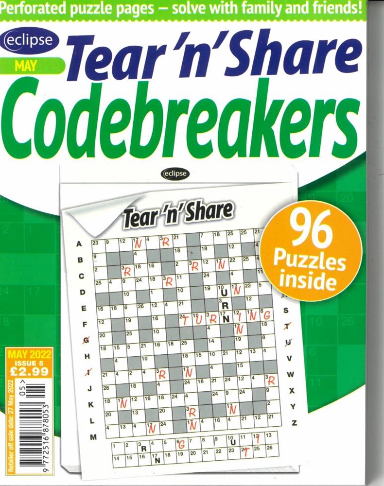 Eclipse Tear n Share Codebreakers Magazine Issue NO 5