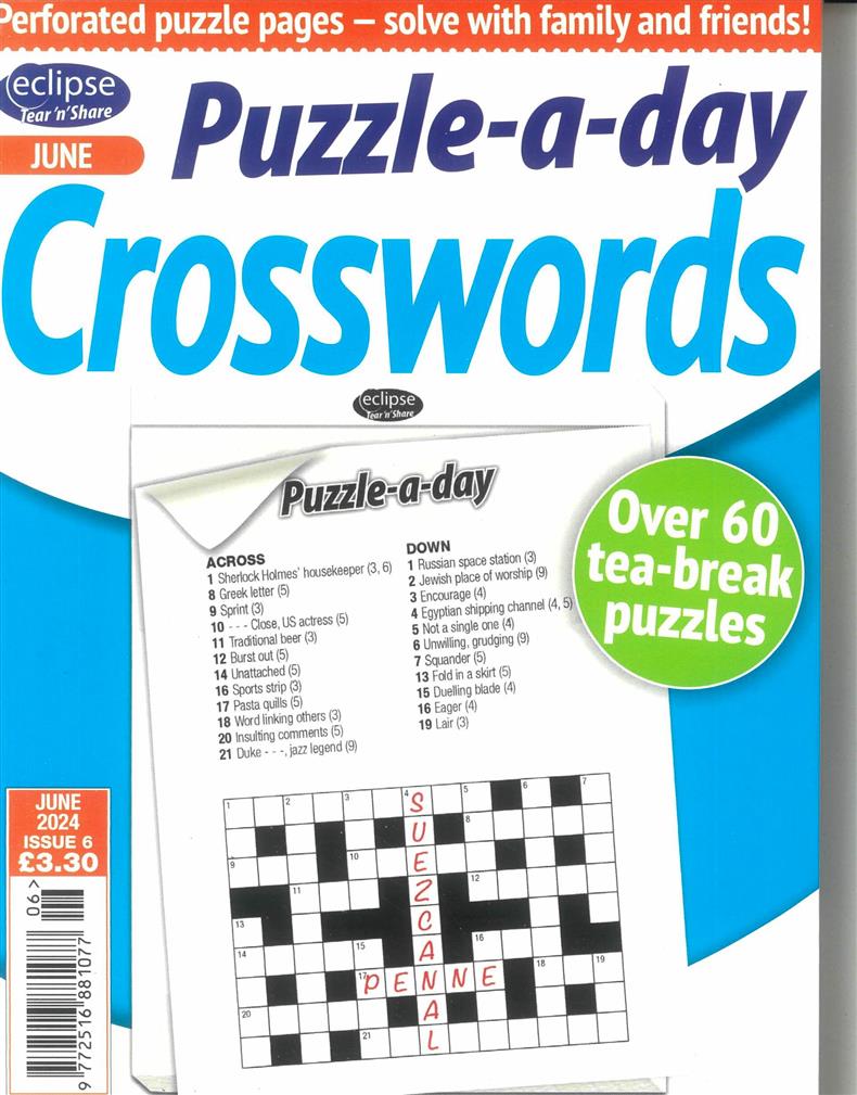 Eclipse Tear n Share Crosswords - NO 6