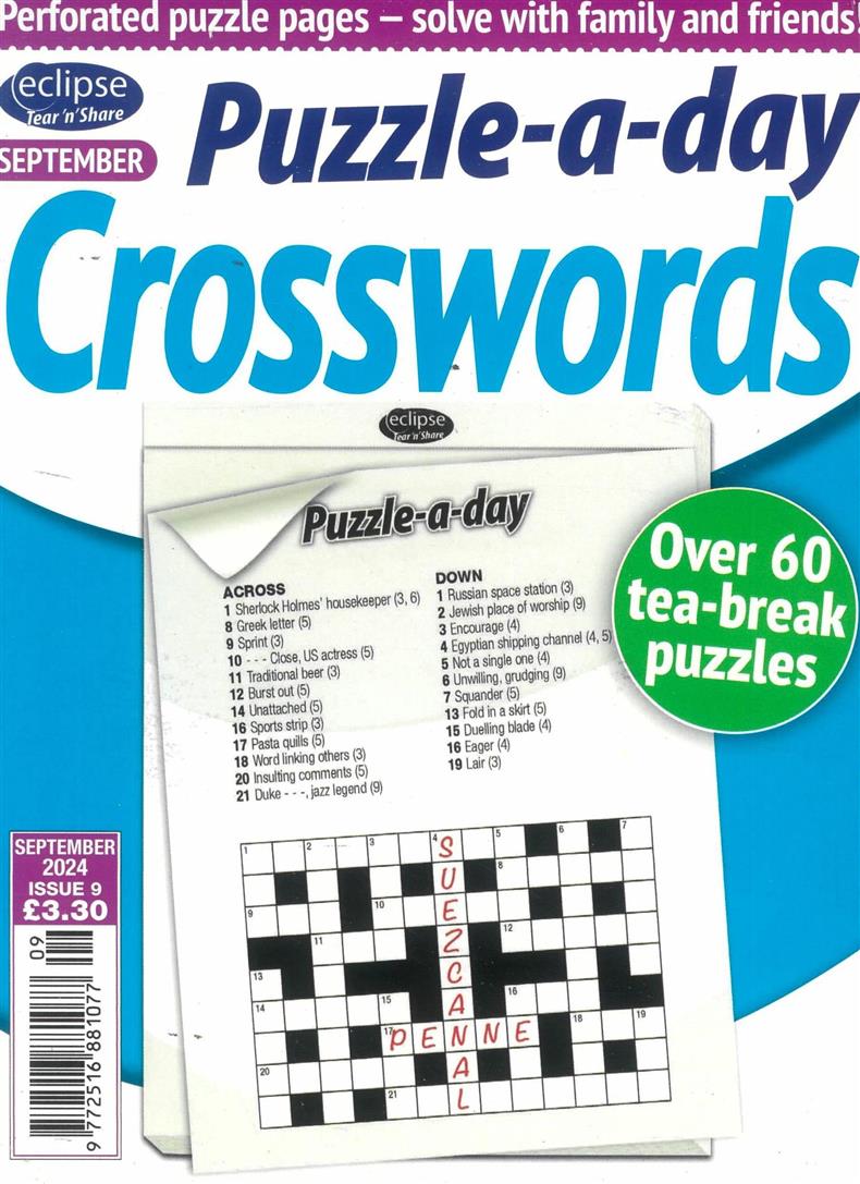 Eclipse Tear n Share Crosswords - NO 9
