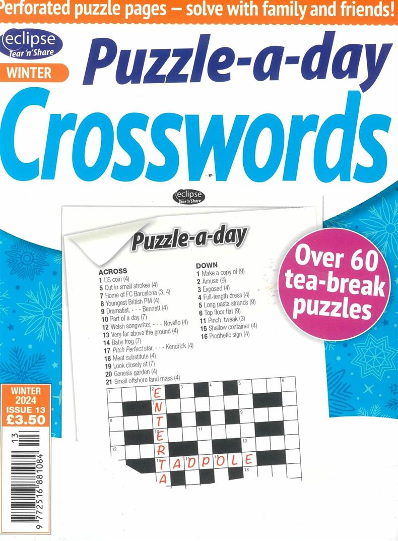 Eclipse Tear n Share Crosswords - NO 13
