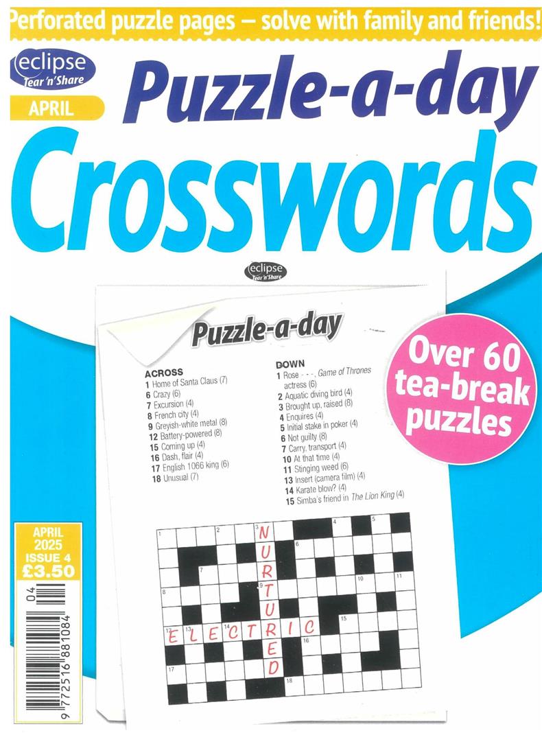 Eclipse Tear n Share Crosswords - NO 4