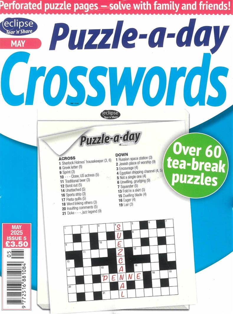 Eclipse Tear n Share Crosswords - NO 5