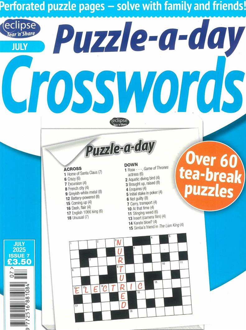 Eclipse Tear n Share Crosswords - NO 7
