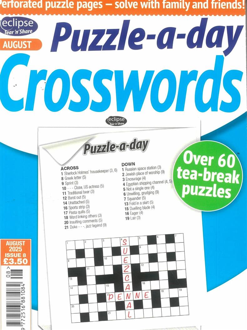 Eclipse Tear n Share Crosswords - NO 8